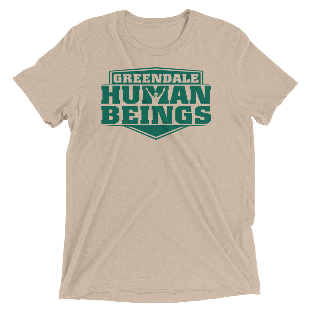 Greendale Human Beings Men's Tri-Blend Tee