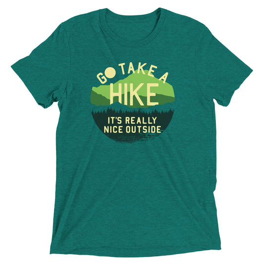 Go Take A Hike Men's Tri-Blend Tee