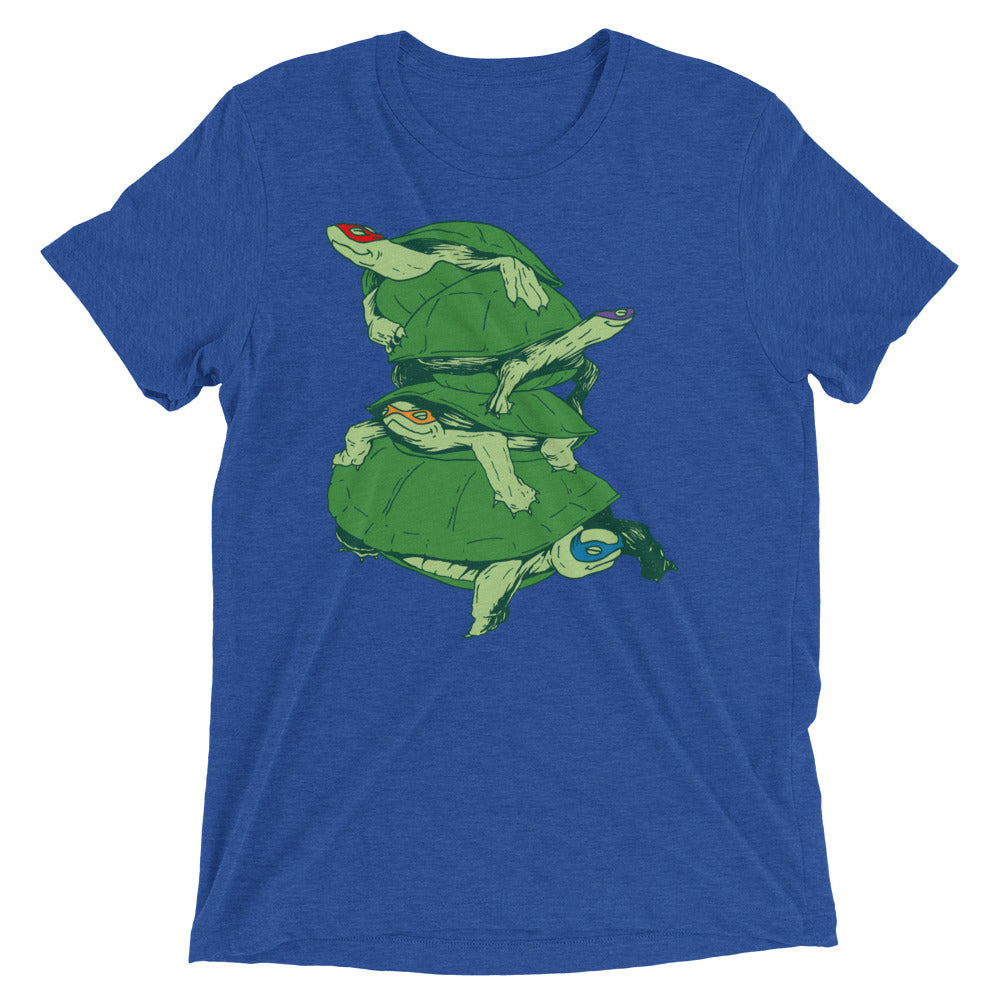 Masked Turtles Men's Tri-Blend Tee