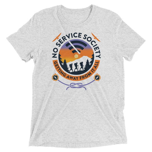 No Service Society Men's Tri-Blend Tee