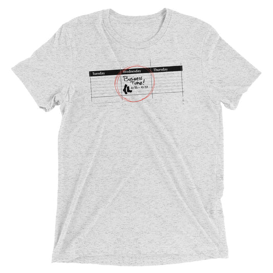 It's Business Time Men's Tri-Blend Tee