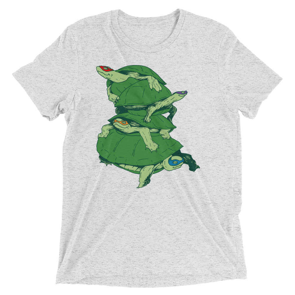 Masked Turtles Men's Tri-Blend Tee