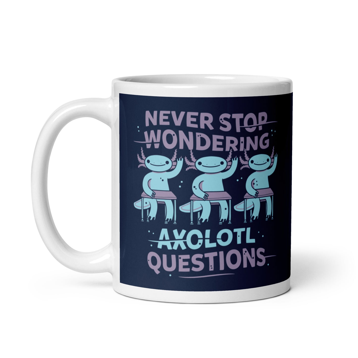 Axolotl Questions Mug
