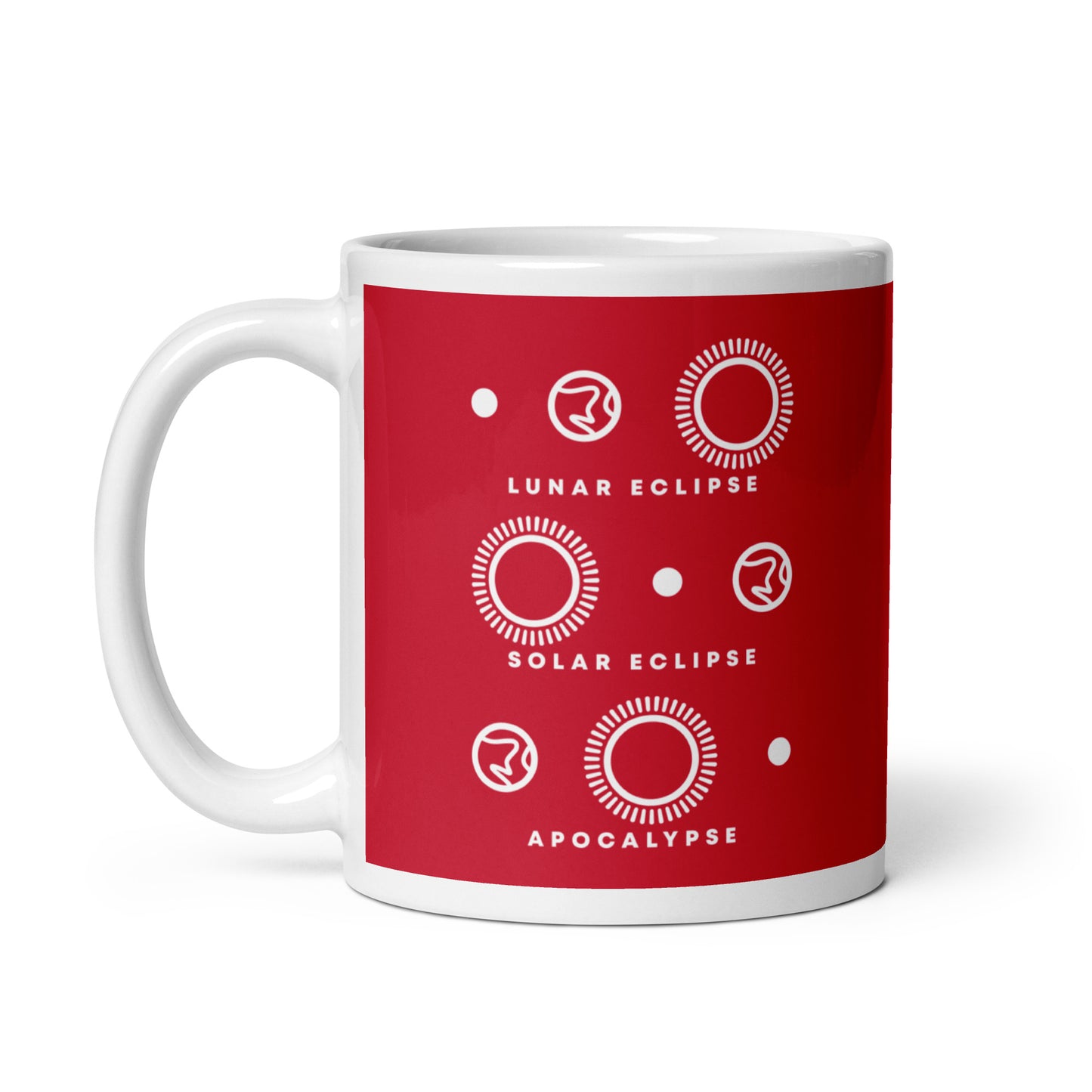Lunar Eclipse Solar Eclipse Apocalypse Mug
