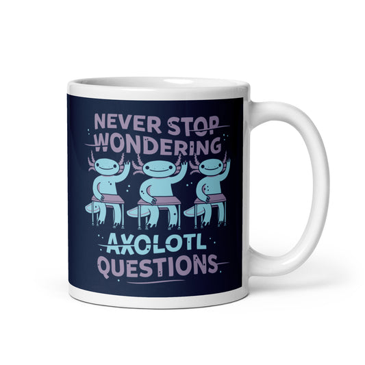 Axolotl Questions Mug
