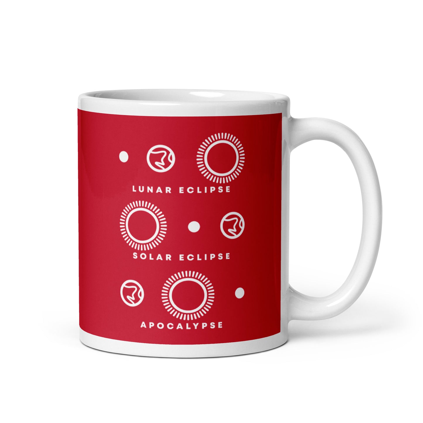 Lunar Eclipse Solar Eclipse Apocalypse Mug