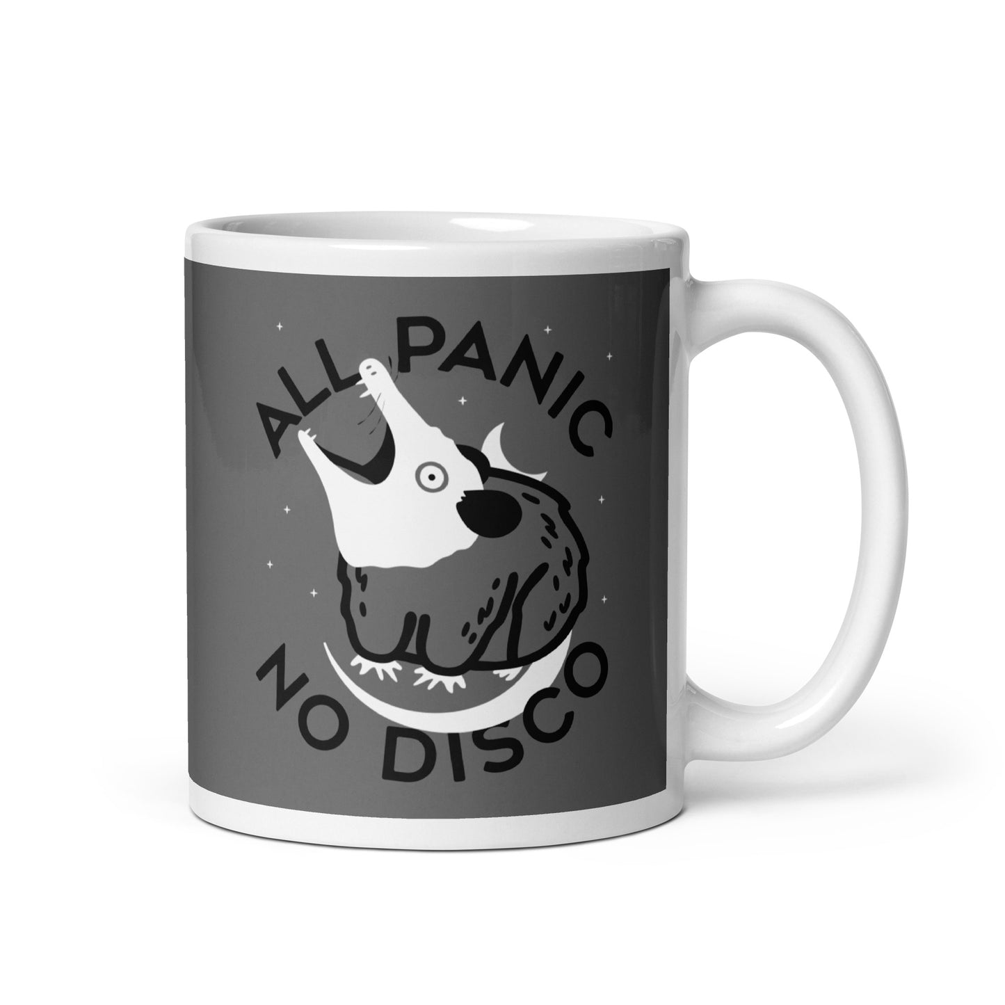 All Panic No Disco Mug