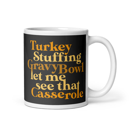 Turkey Stuffing Gravy Bowl Mug
