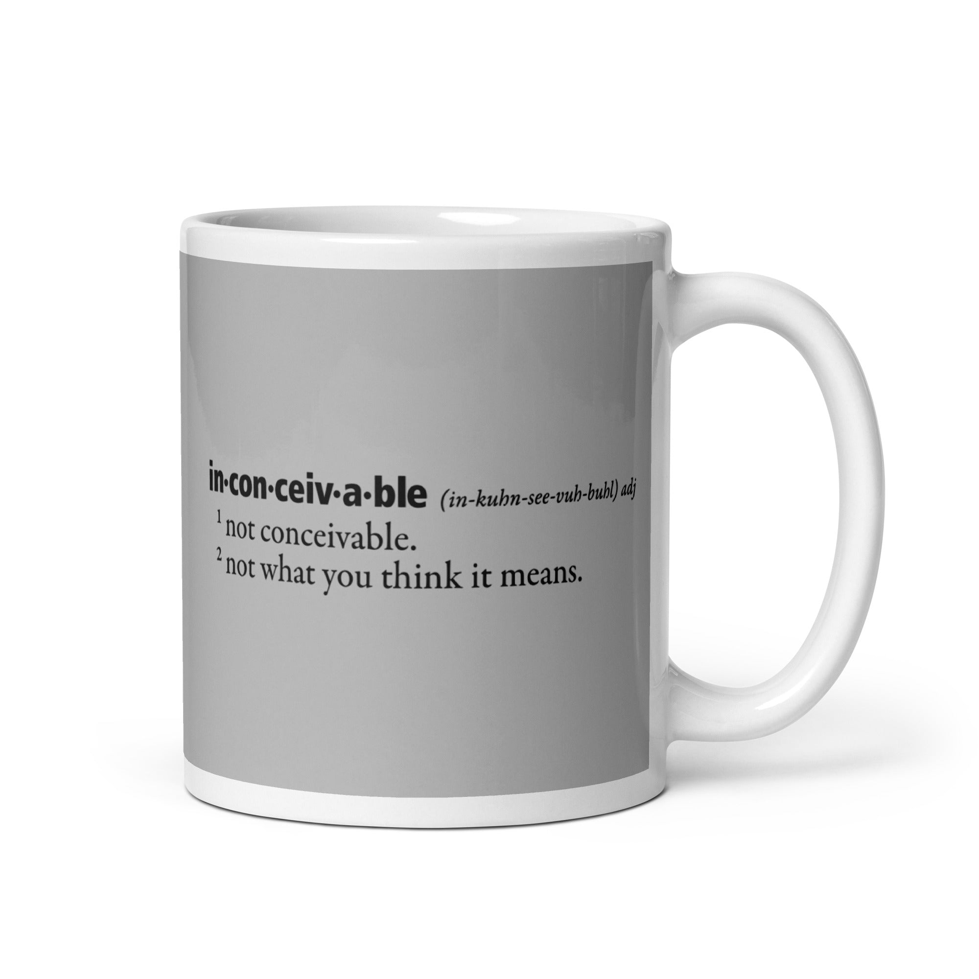 Inconceivable Example Inconceivable Definition Mug – SnorgTees.com