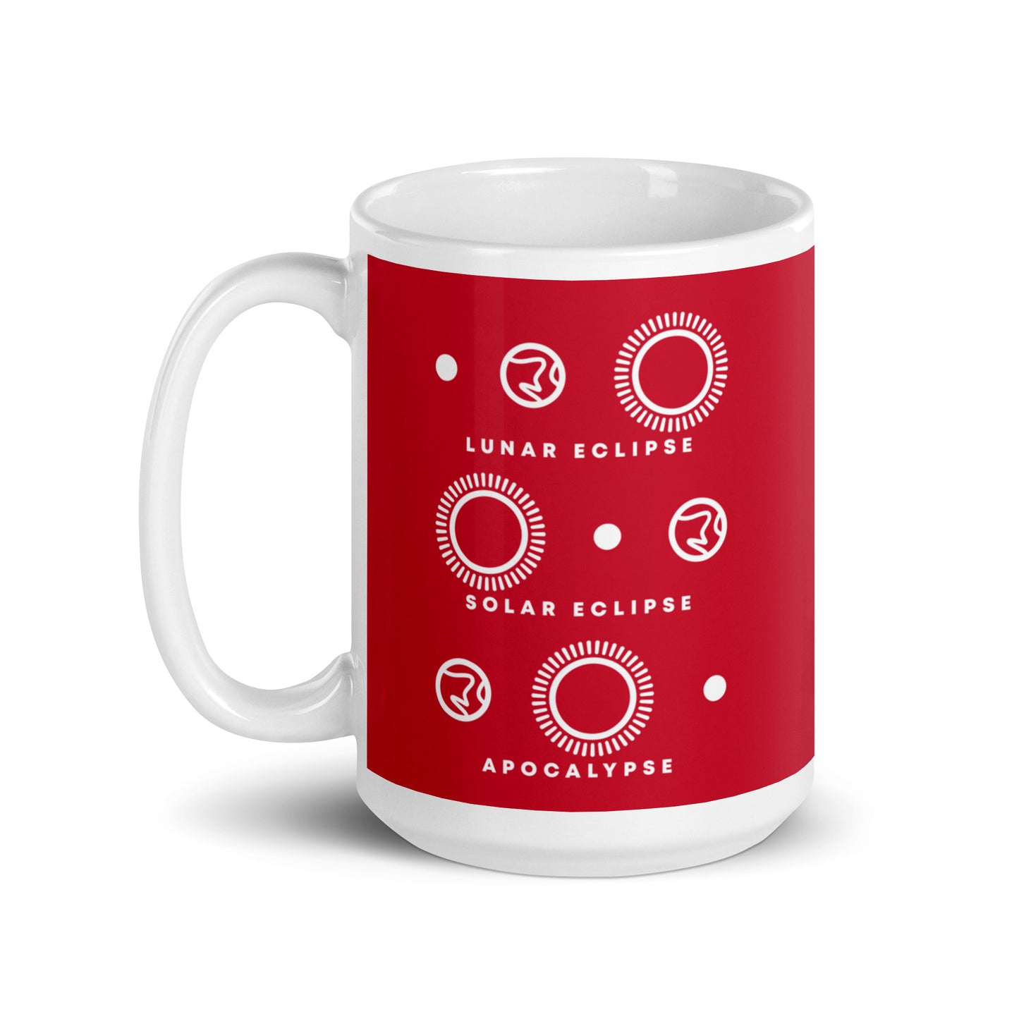 Lunar Eclipse Solar Eclipse Apocalypse Mug