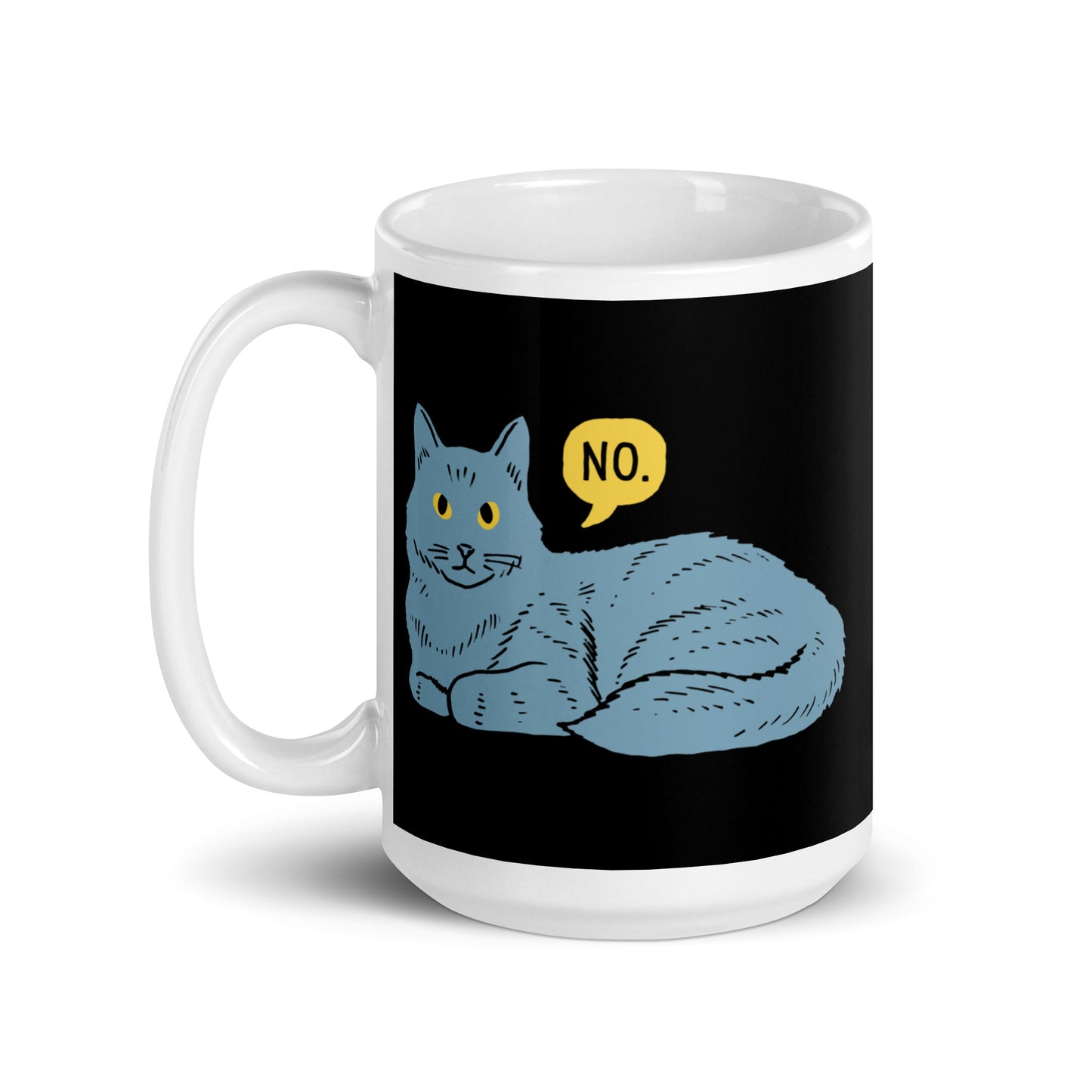 No Cat Mug