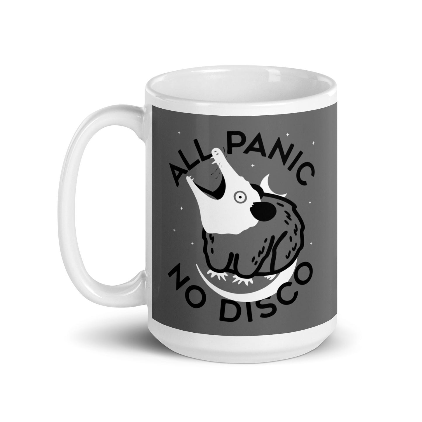 All Panic No Disco Mug