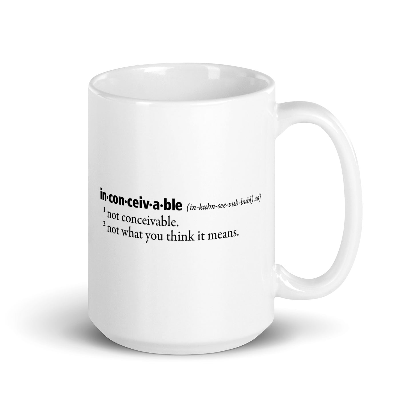 Inconceivable Definition Mug