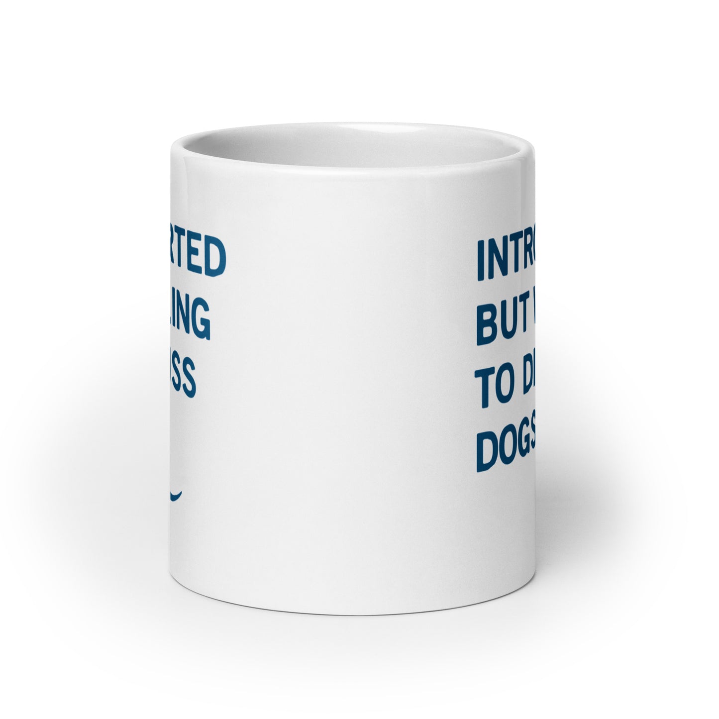 Introverted But Willing To Discuss Dogs Mug