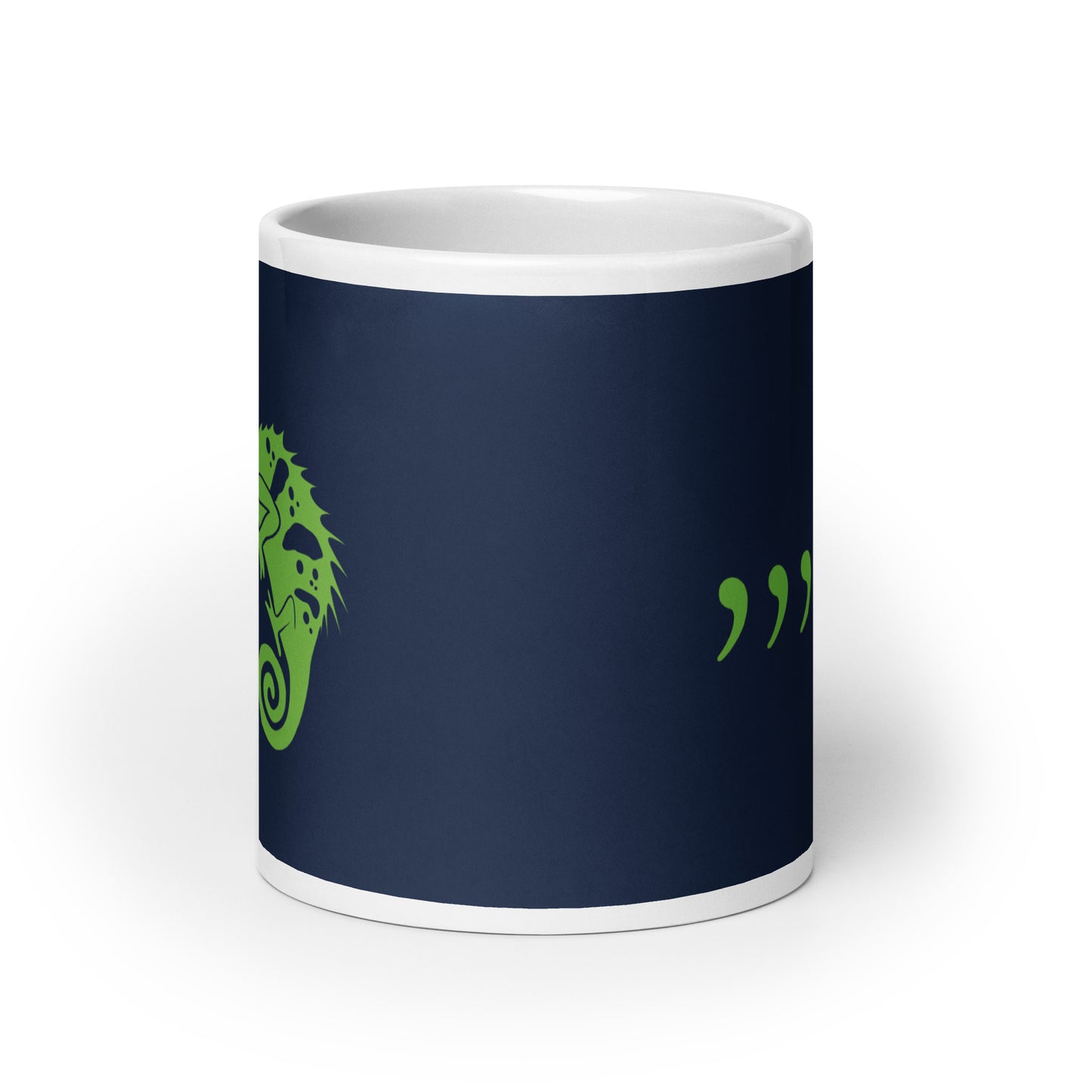 Comma Chameleon Mug