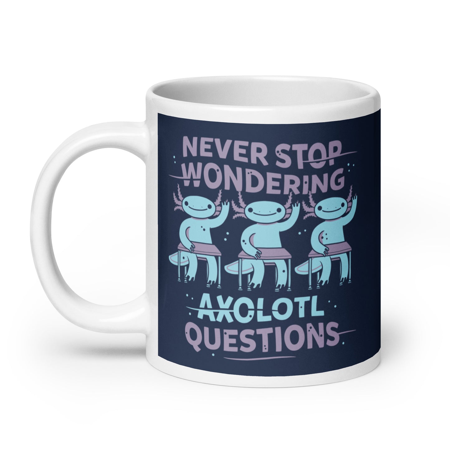 Axolotl Questions Mug