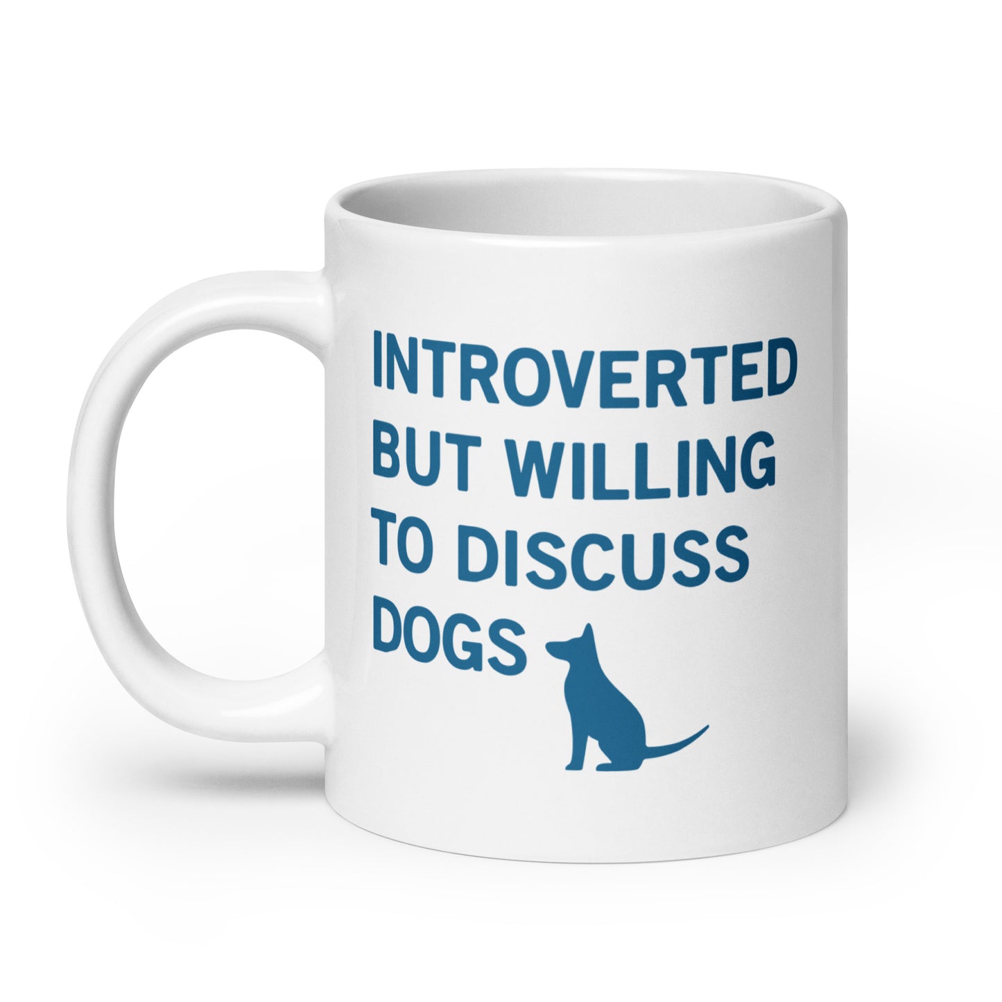 Introverted But Willing To Discuss Dogs Mug