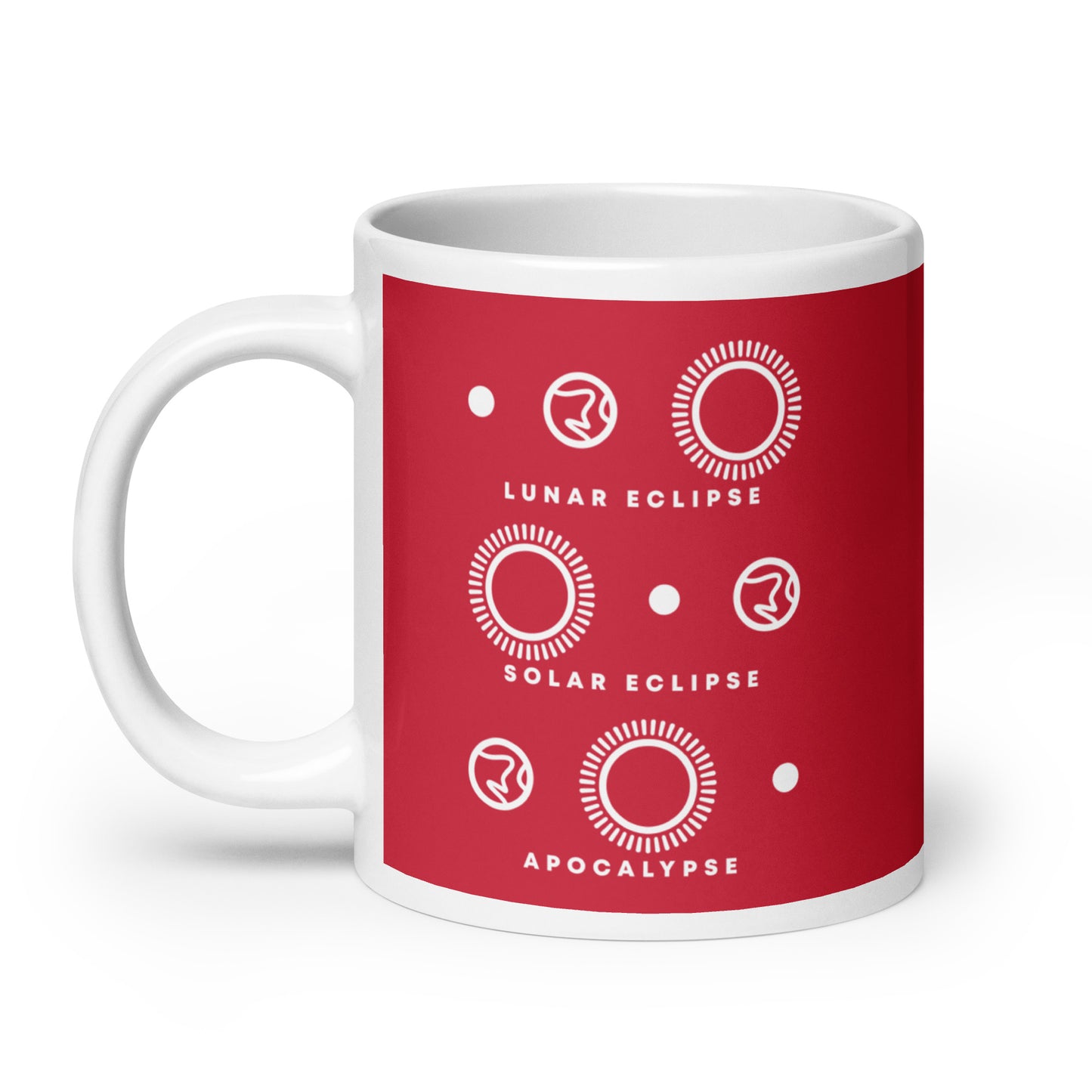 Lunar Eclipse Solar Eclipse Apocalypse Mug