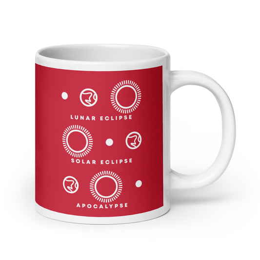 Lunar Eclipse Solar Eclipse Apocalypse Mug