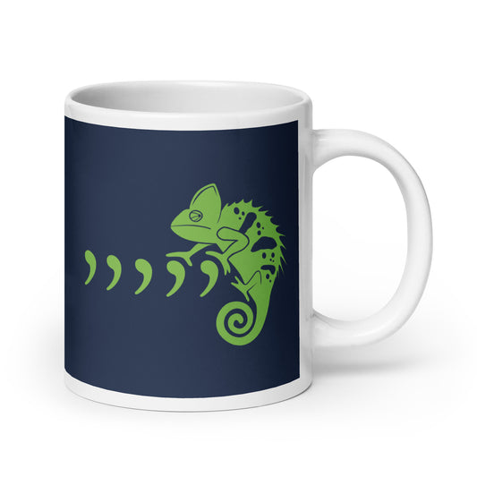 Comma Chameleon Mug