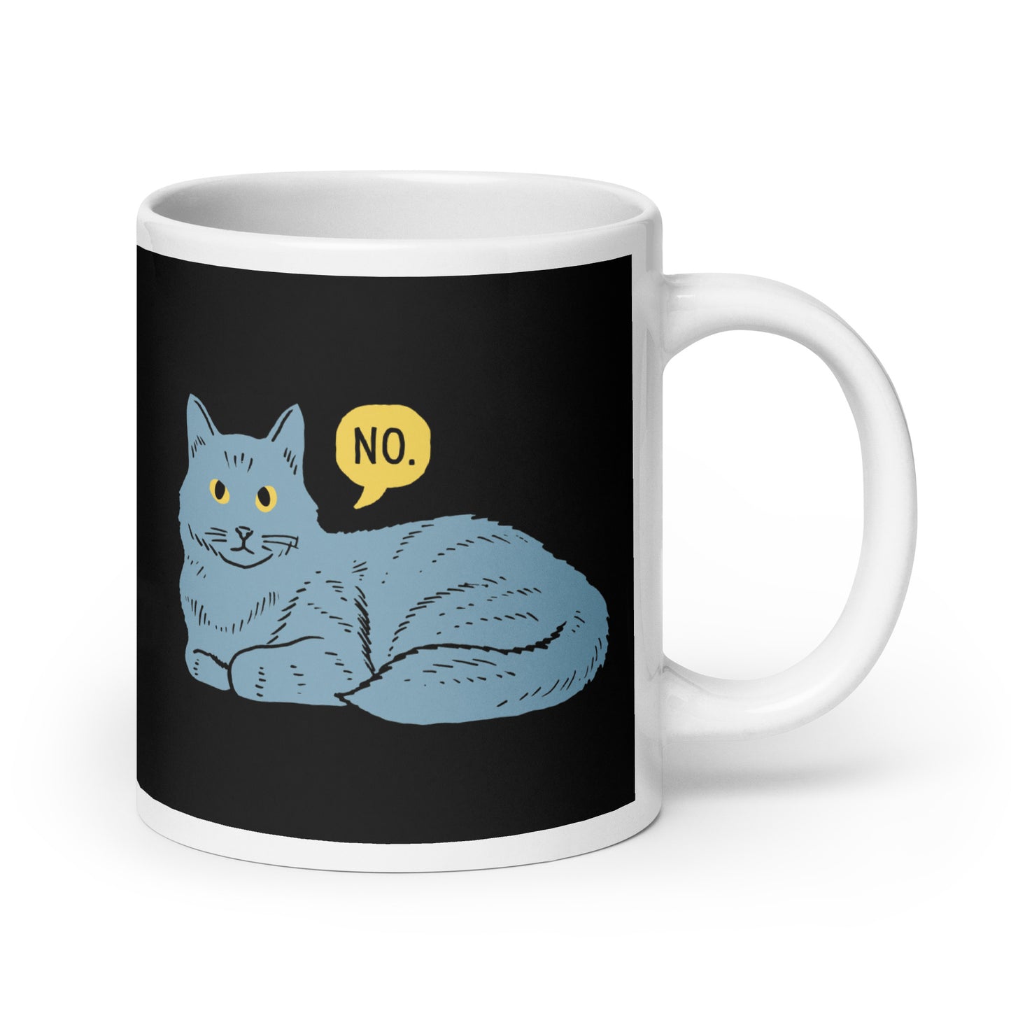 No Cat Mug