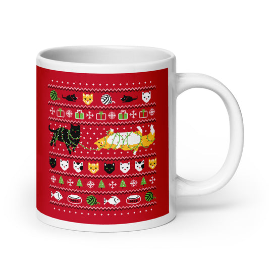 Ugly Cat Sweater Mug