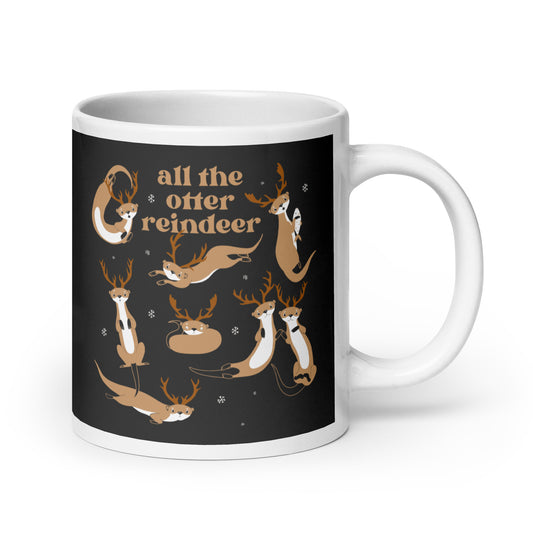All The Otter Reindeer Mug
