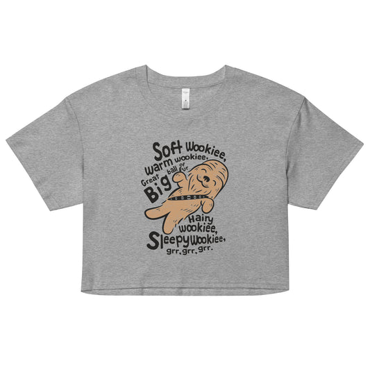 Soft Wookiee, Warm Wookiee Women's Crop Tee
