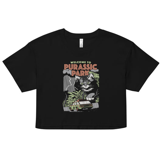 Purassic Park Women's Crop Tee
