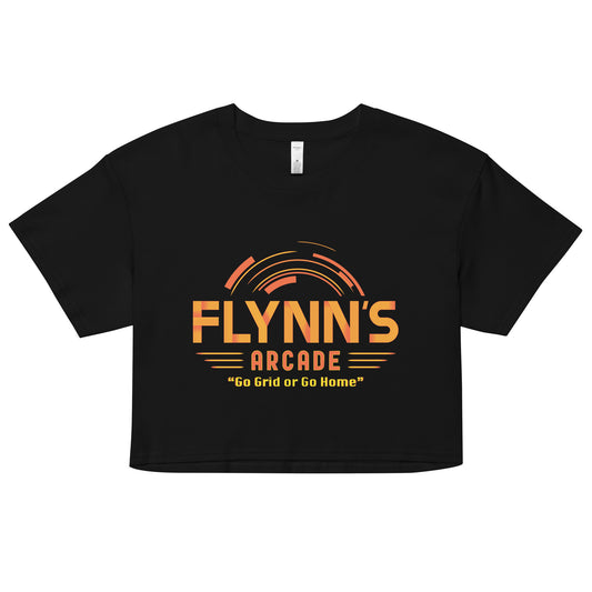 Flynn's Arcade Women's Crop Tee
