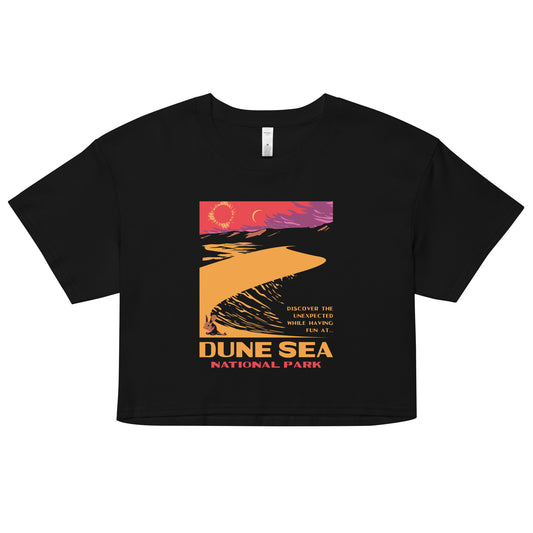 Dune Sea National Park Women's Crop Tee