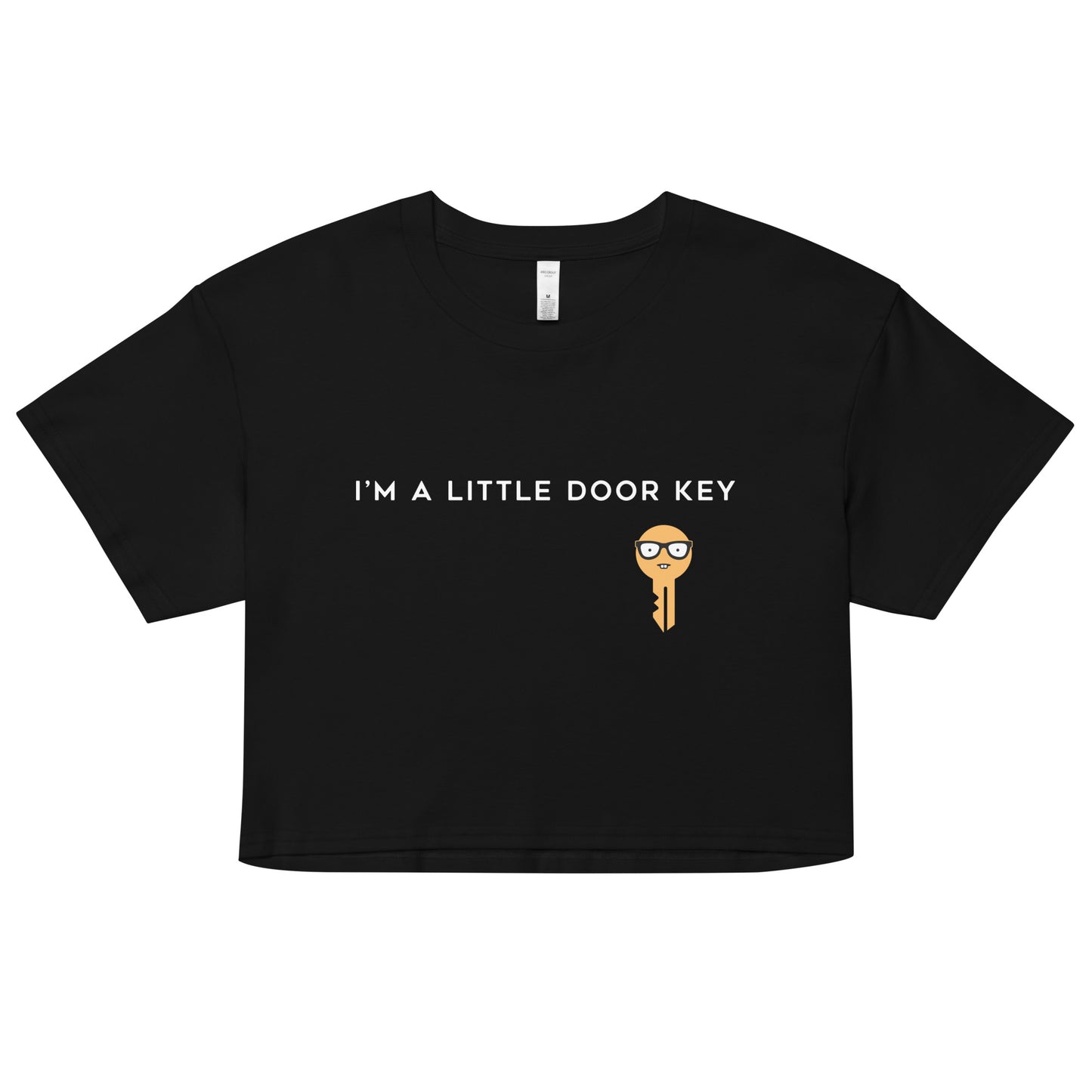 I'm A Little Door Key Women's Crop Tee