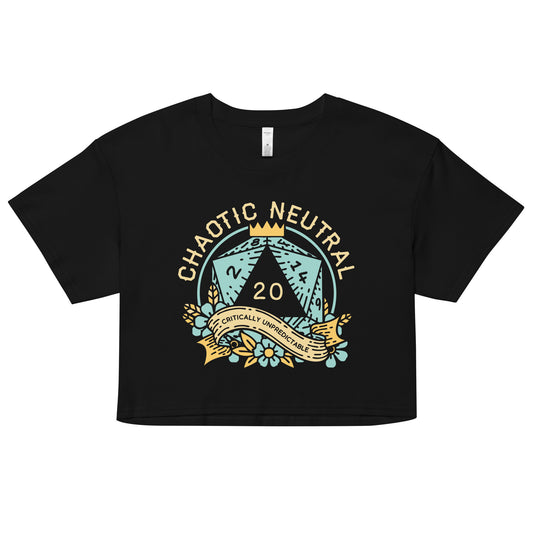 Chaotic Neutral Women's Crop Tee