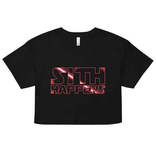 Sith Happens Women's Crop Tee