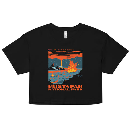 Mustafar National Park Women's Crop Tee