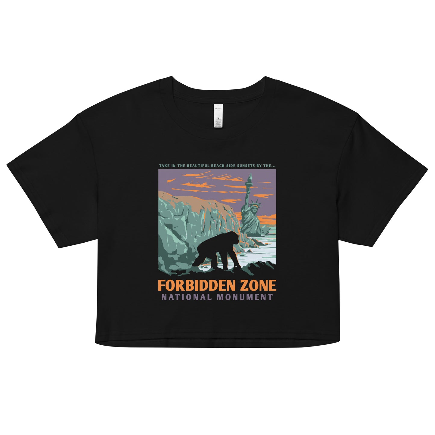 Forbidden Zone National Monument Women's Crop Tee