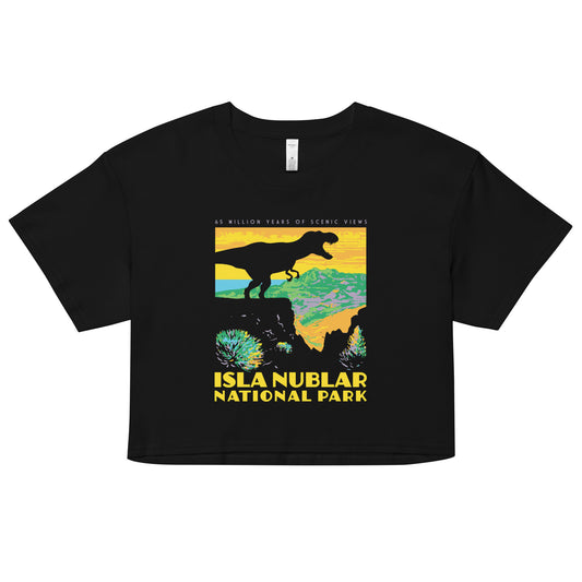 Isla Nublar National Park Women's Crop Tee