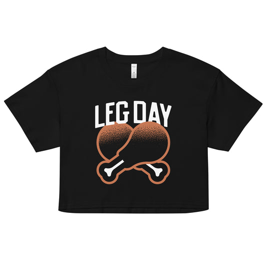 Leg Day Women's Crop Tee