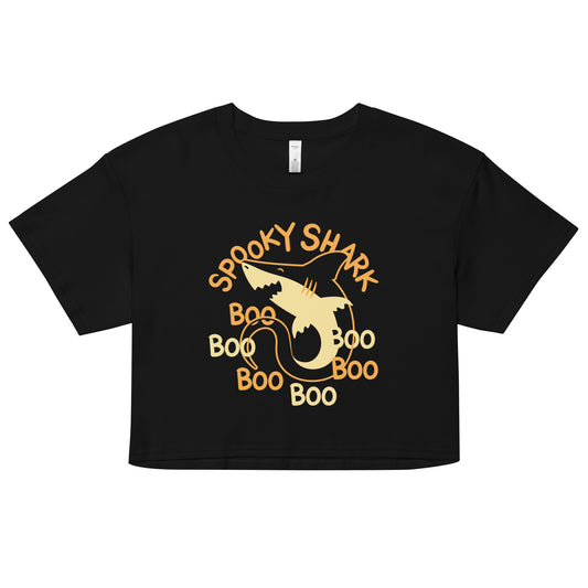 Spooky Shark Women's Crop Tee
