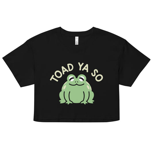 Toad Ya So Women's Crop Tee