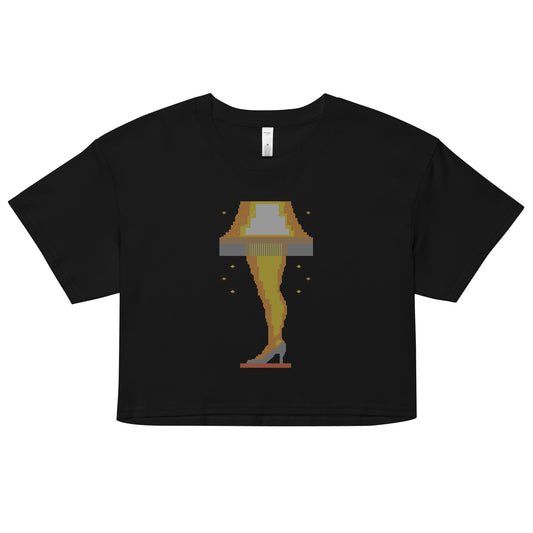 Leg Lamp Sweater Women's Crop Tee