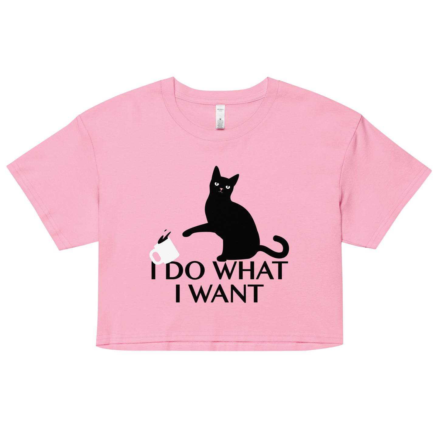 I Do What I Want Women's Crop Tee
