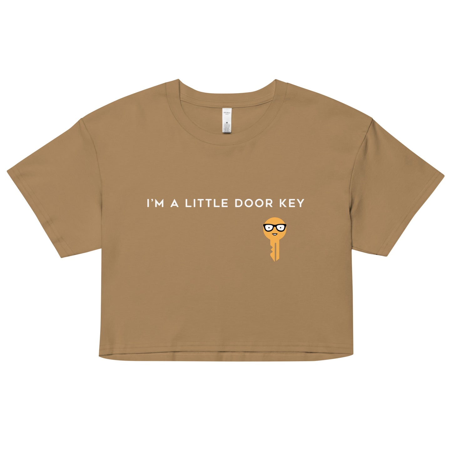 I'm A Little Door Key Women's Crop Tee