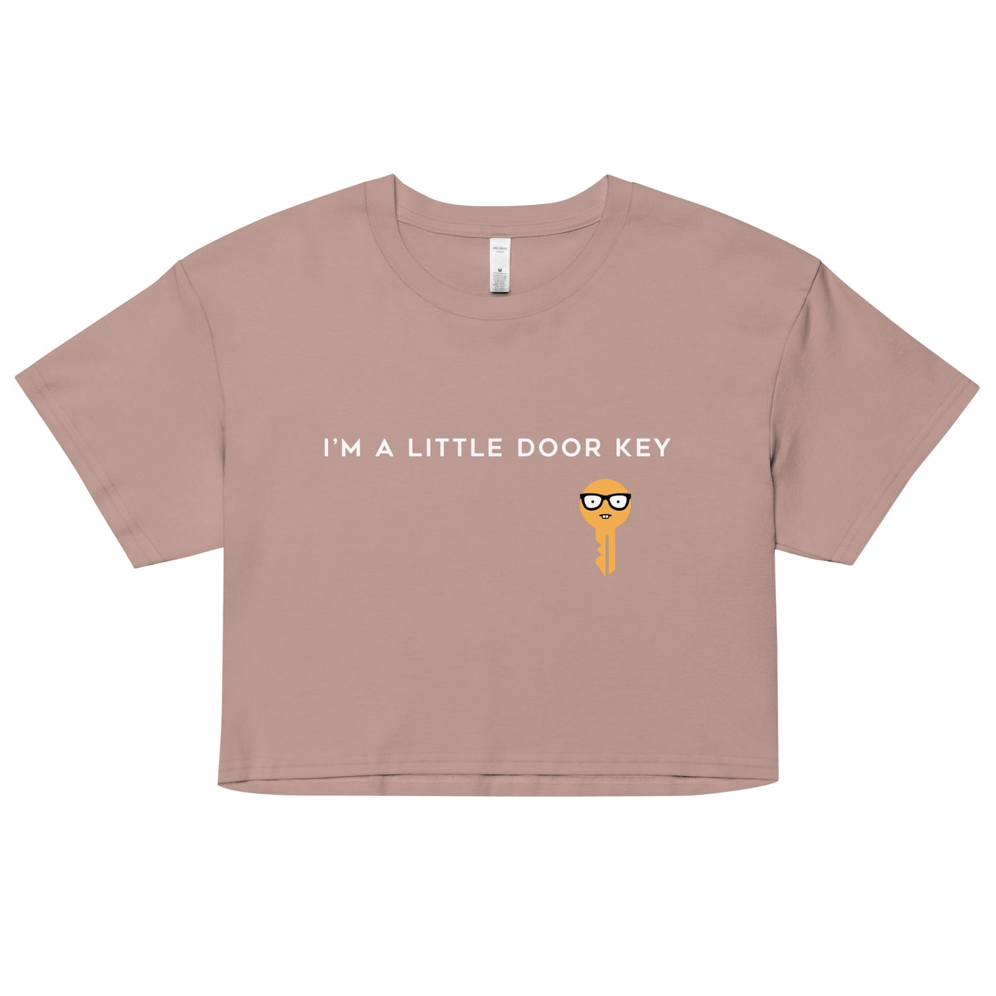 I'm A Little Door Key Women's Crop Tee