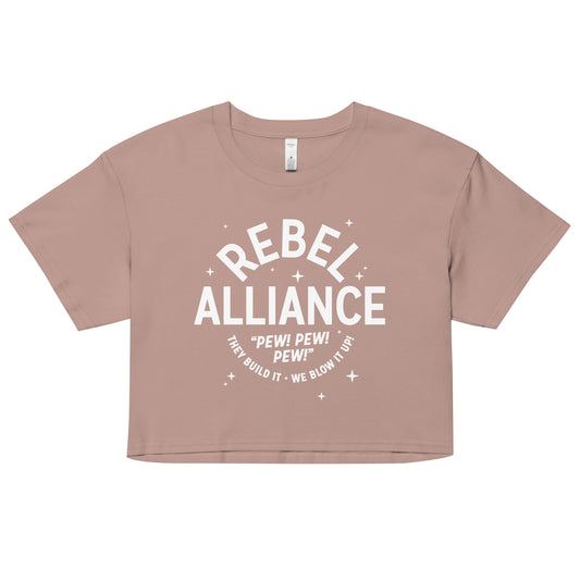 Rebel Alliance Women's Crop Tee