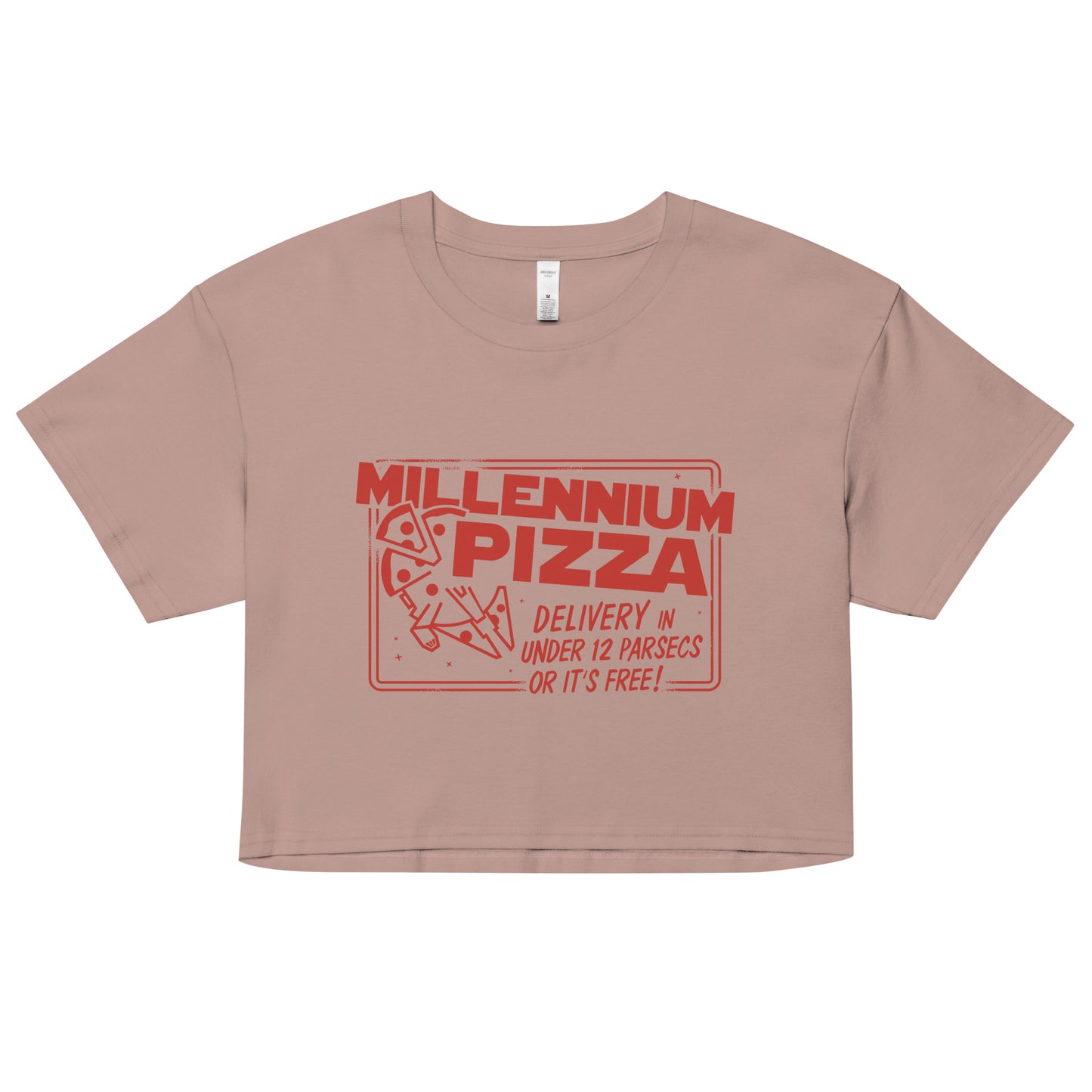 Millennium Pizza Women's Crop Tee