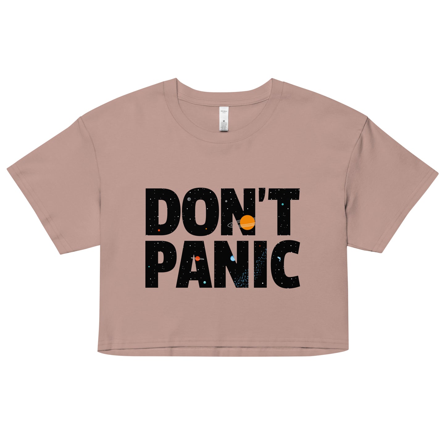 Don't Panic Women's Crop Tee