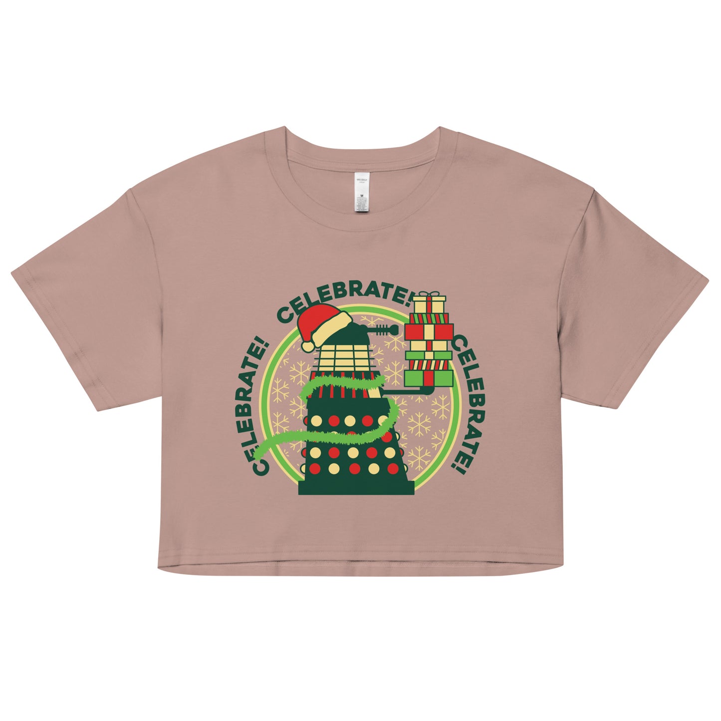 Celebrate! Celebrate! Celebrate! Women's Crop Tee