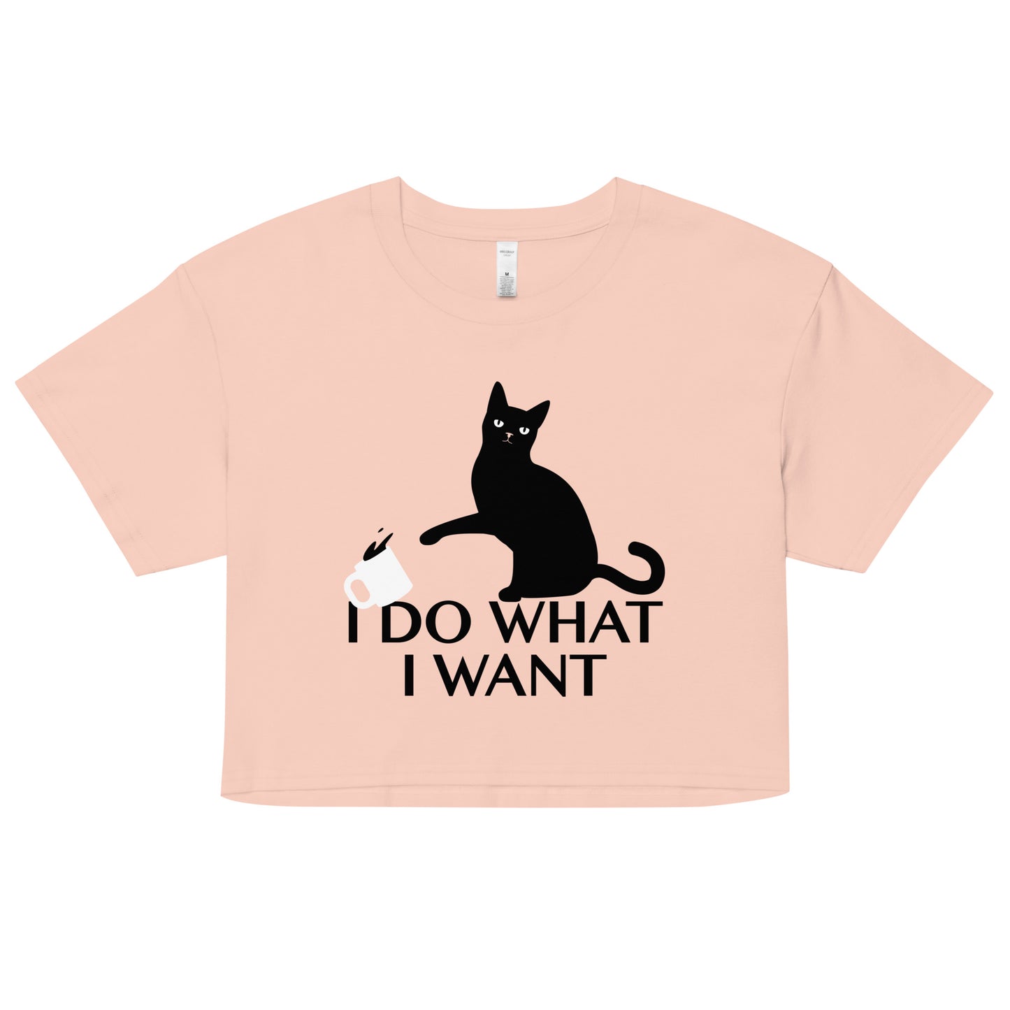 I Do What I Want Women's Crop Tee