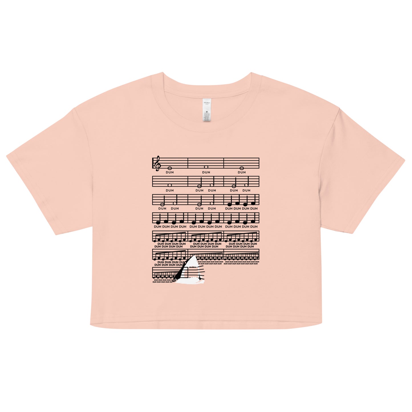 Swimming Theme Women's Crop Tee
